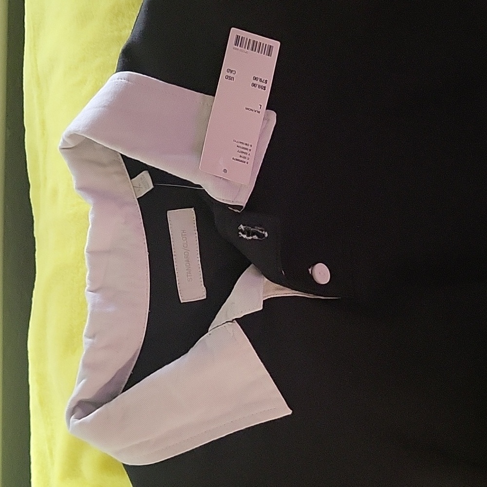 90s sweatshirt two tone polo